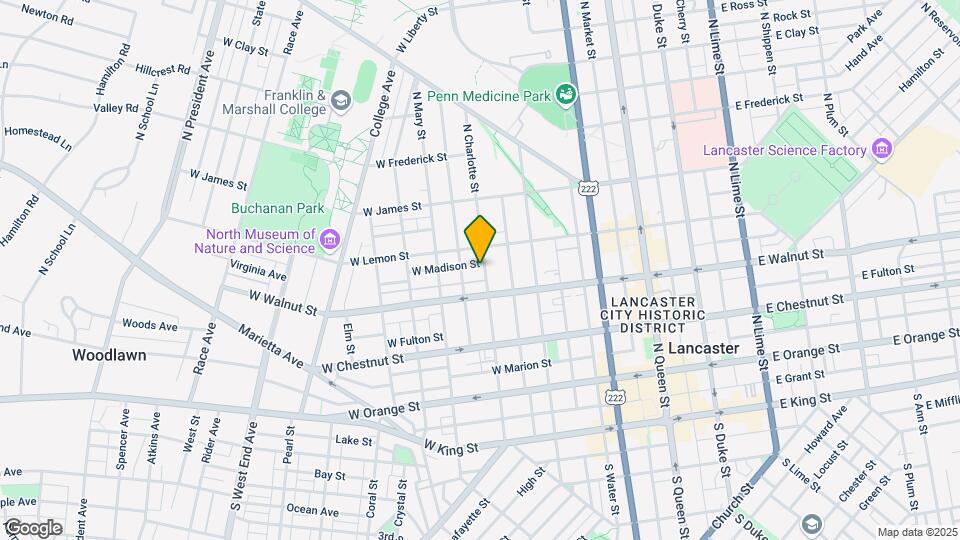 332 N Charlotte St Map and Location Details