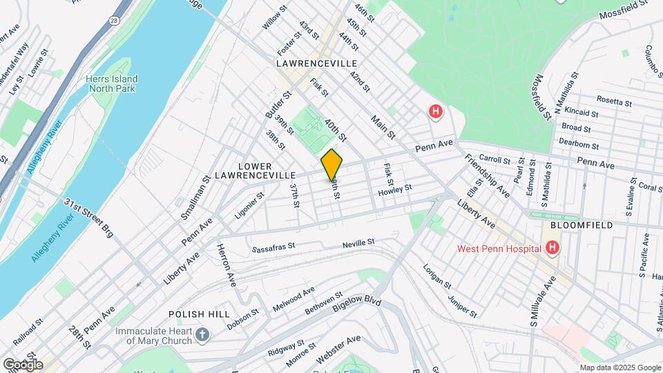 330 39th St Map and Location Details