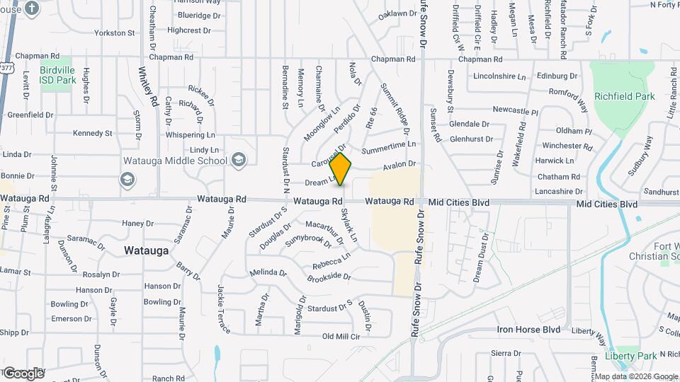 6305 Skylark Ln Map and Location Details