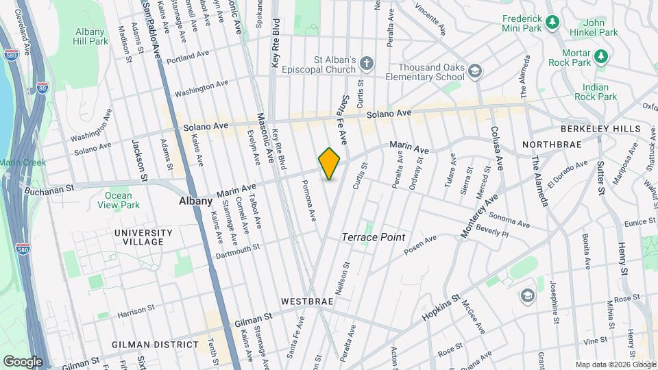 1011 Ramona Ave Map and Location Details