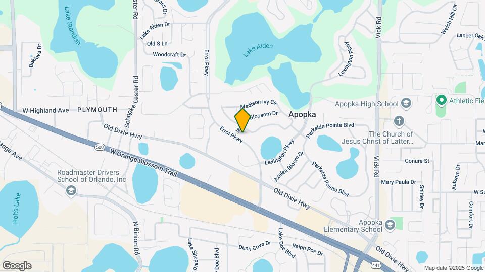 589 Errol Pkwy Map and Location Details