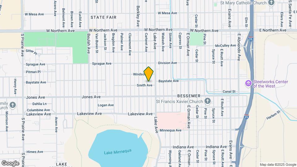 1728 Carteret Ave Map and Location Details
