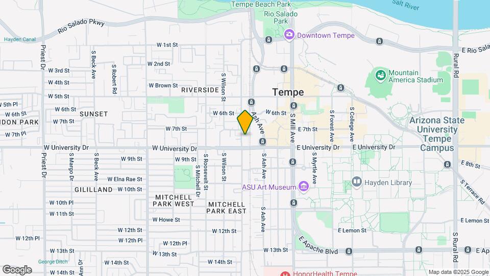 707 S Farmer Ave Map and Location Details