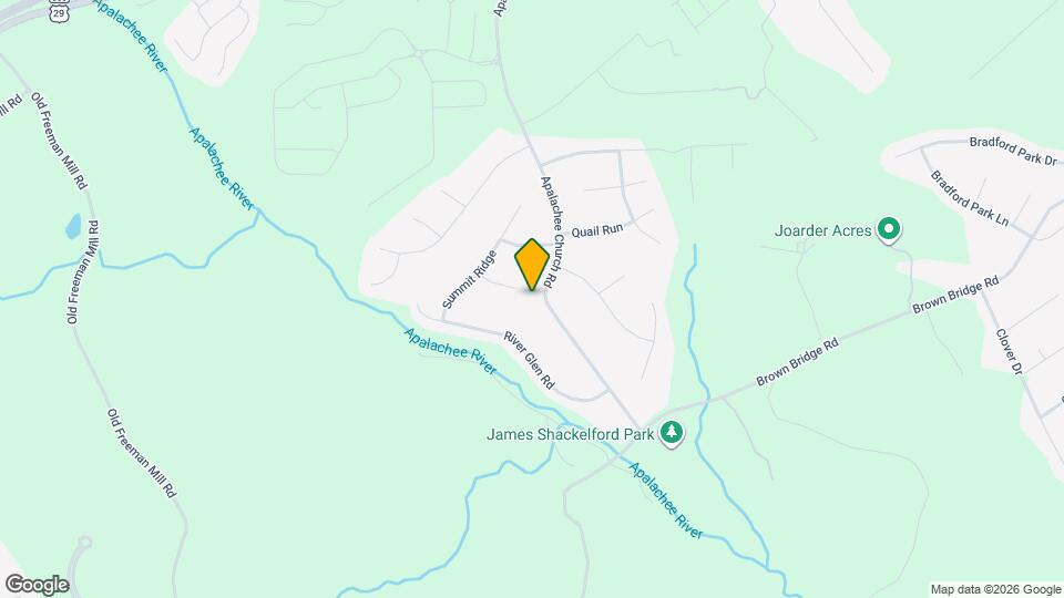 253 Apalachee Church Rd Map and Location Details