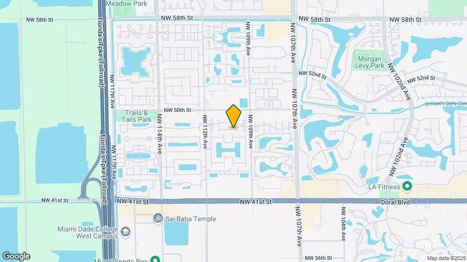 10960 NW 48th Terrace Map and Location Details