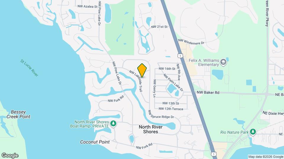 1346 NW Pine Ridge Trail Map and Location Details