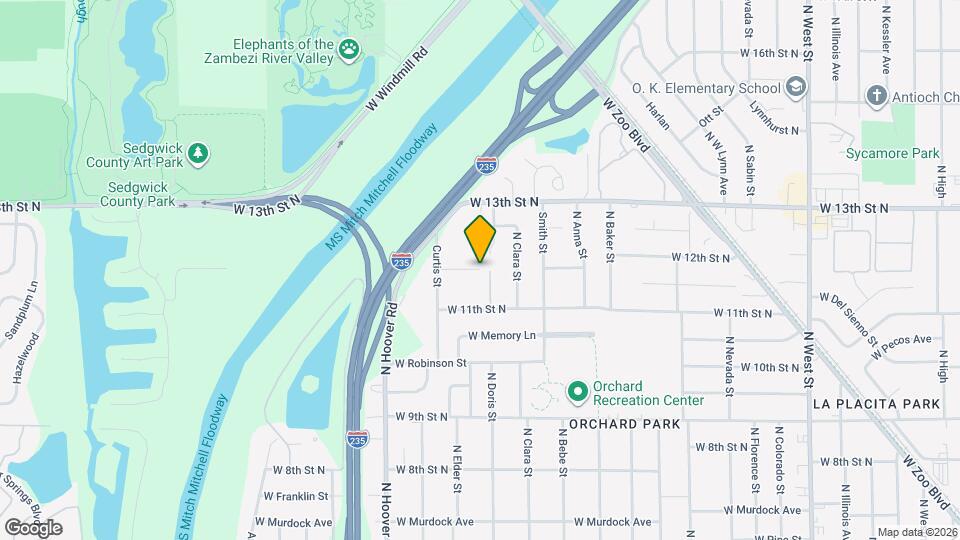 1291 N Curtis Ct Map and Location Details