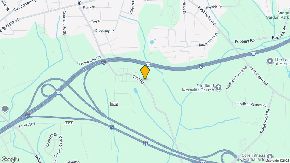 2715 Cole Rd Map and Location Details