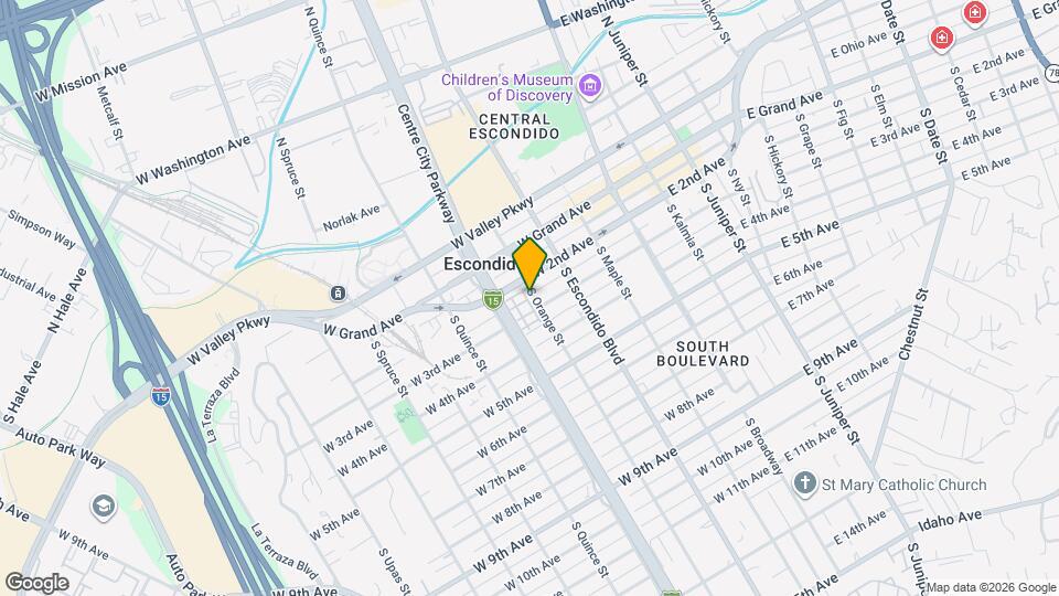 211 S Orange St Map and Location Details