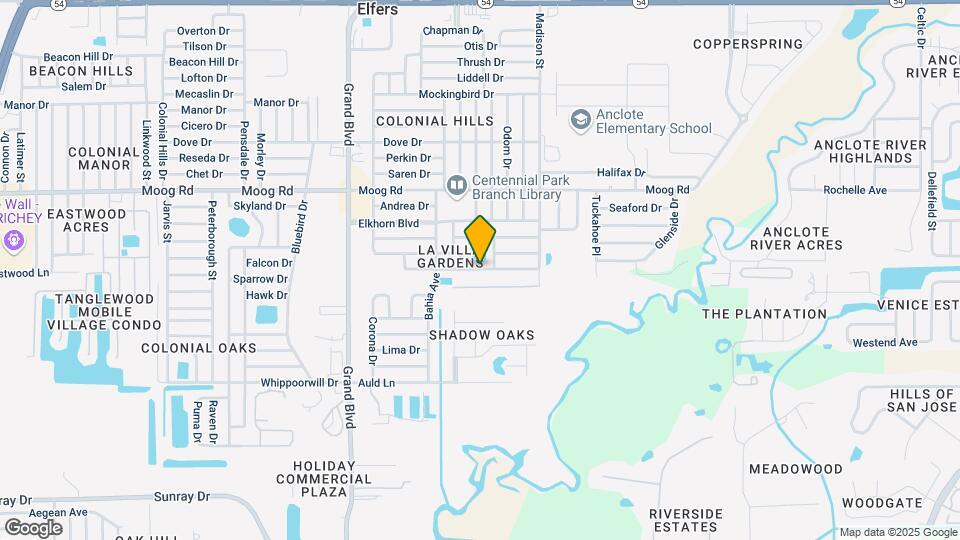 5822 Elena Dr Map and Location Details