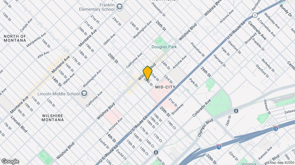 1234 21st St Map and Location Details