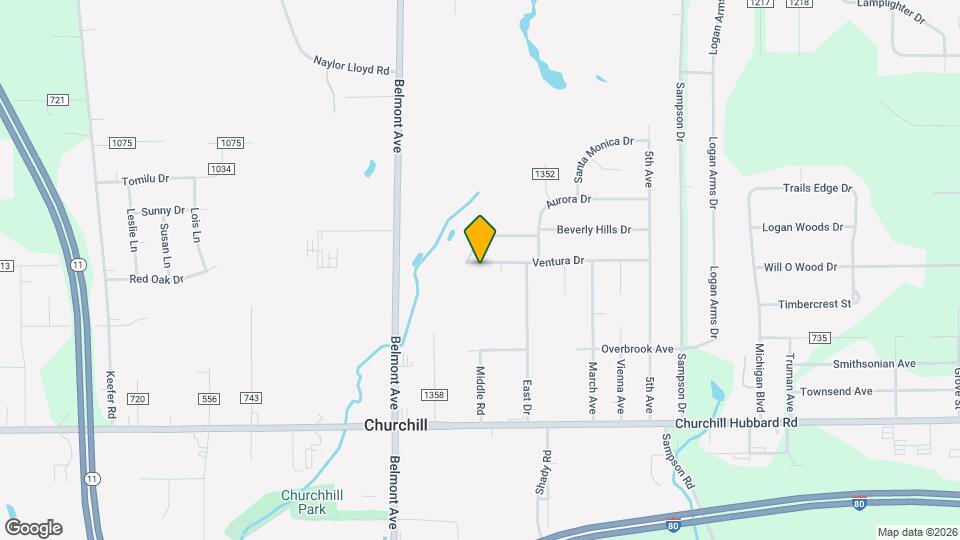 311 Ventura Dr Map and Location Details