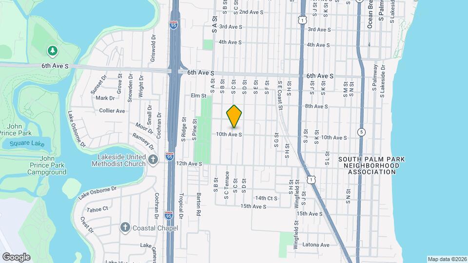 926 S C St Map and Location Details