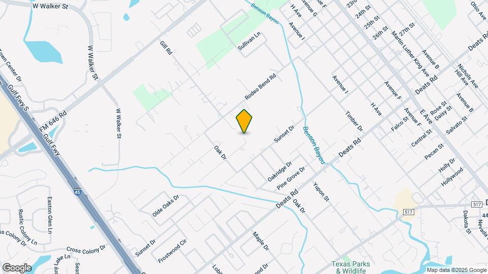 1425 Oak Hollow Dr Map and Location Details