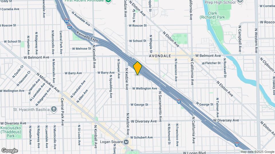 3047 N Troy St, Unit 1 Map and Location Details