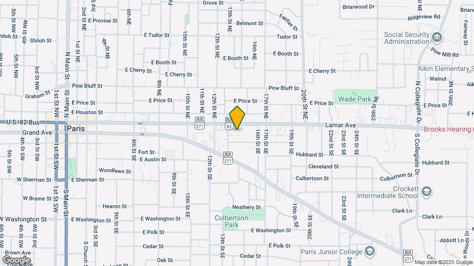 1343 Hilliard St Map and Location Details