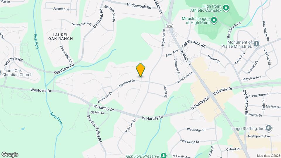 2901 Westgate Dr Map and Location Details