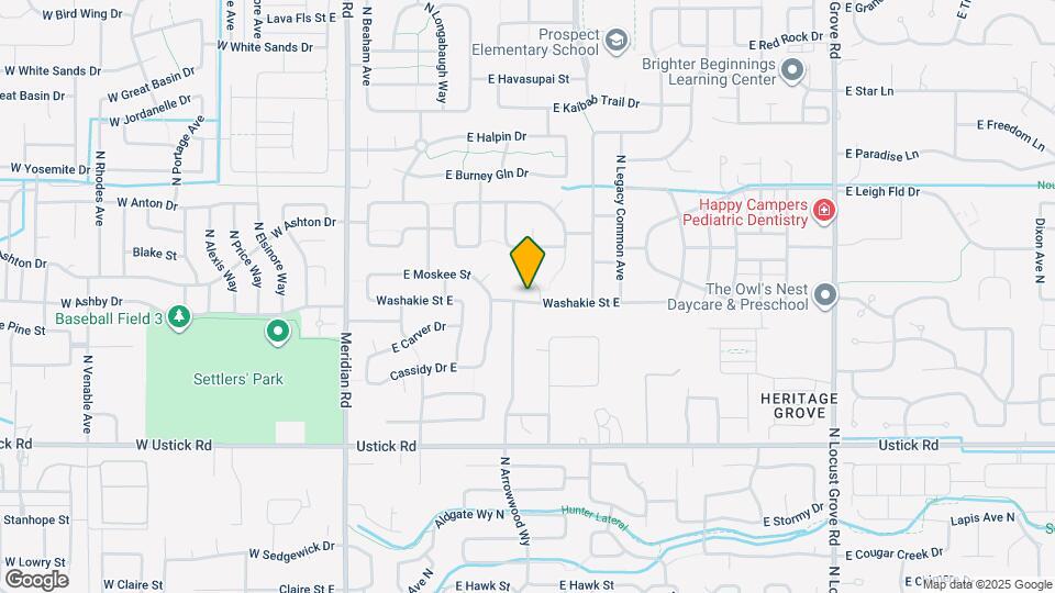 598 Washakie St E Map and Location Details