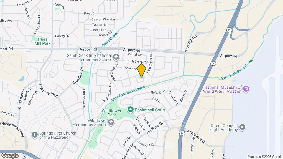 4283 Coolwater Dr Map and Location Details