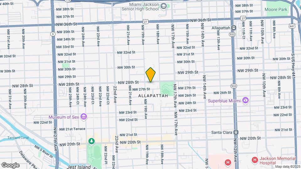 1864 NW 28th St Map and Location Details