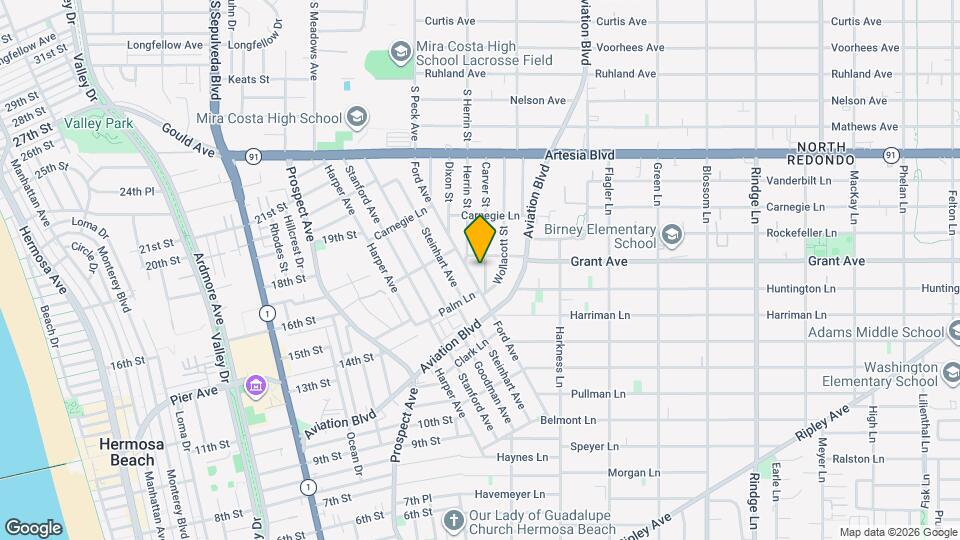1519 Carver St Map and Location Details