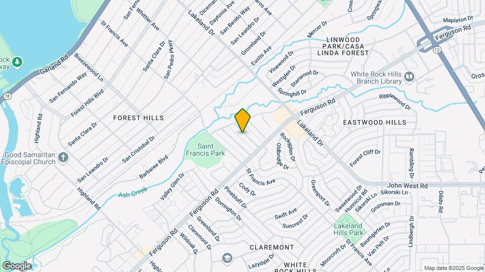 2130 Forest Oaks Dr Map and Location Details