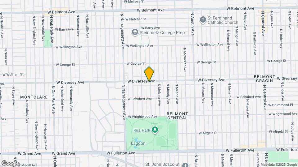 6235 W Diversey Ave, Unit 2 Mapa y Detalles de la Ubicación