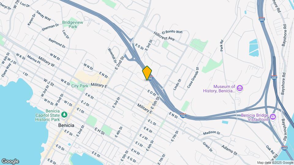 Benicia Heights Apartments Map and Location Details