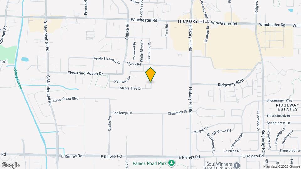 3869 Cedar Path Dr Map and Location Details