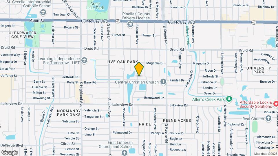 1035 S Duncan Ave Map and Location Details