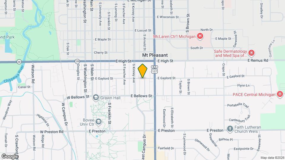 620 E Gaylord St Map and Location Details