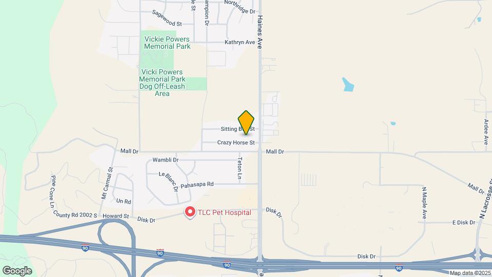 520 Crazy Horse St Map and Location Details