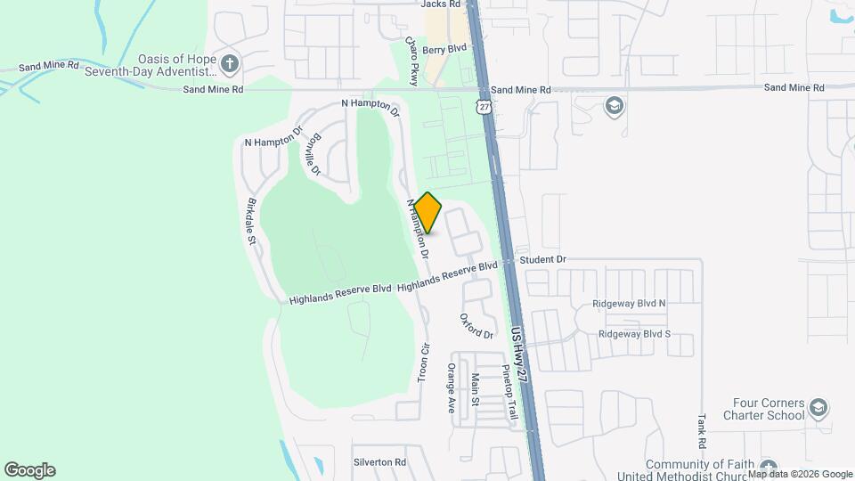 218 N Hampton Dr Map and Location Details