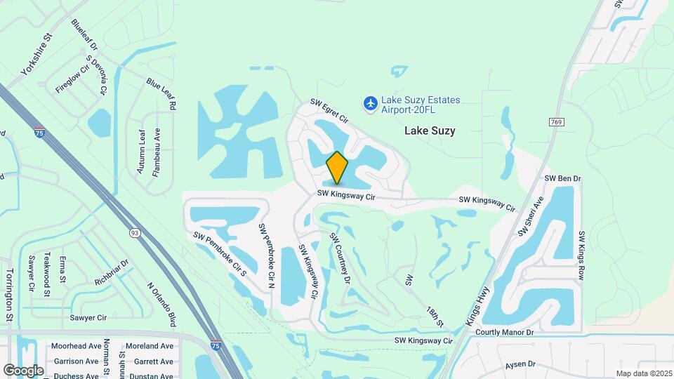 12454 SW Kingsway Cir Map and Location Details
