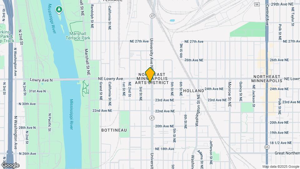 2410 University Ave NE Map and Location Details