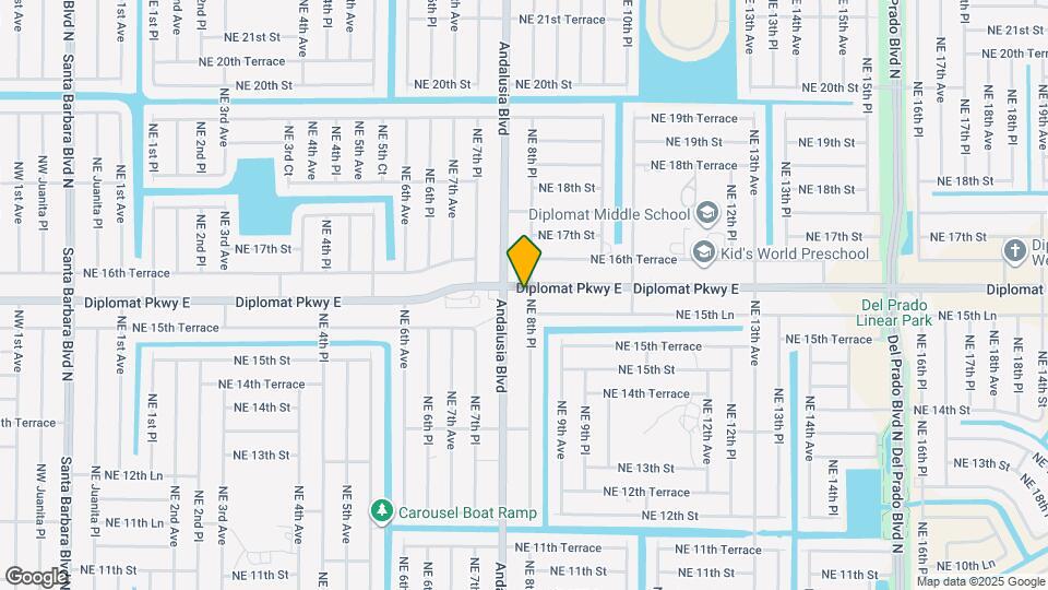 1546 NE 8th Pl Map and Location Details