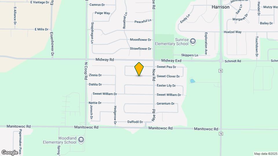 W5943 Sweet Clover Dr Map and Location Details