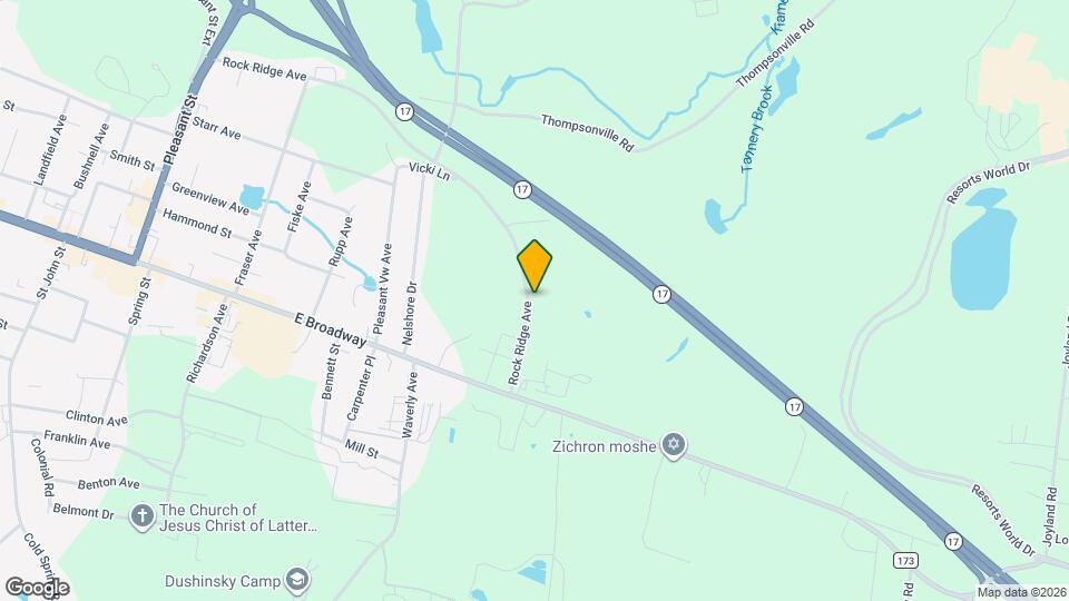 185 Rock Ridge Ave Map and Location Details