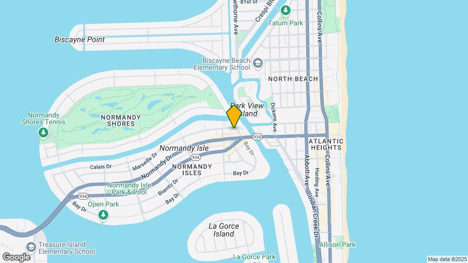 7116 Bay Dr Map and Location Details