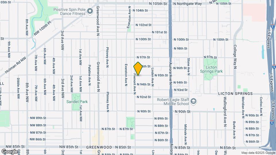 709 N 95th St Mapa y Detalles de la Ubicación