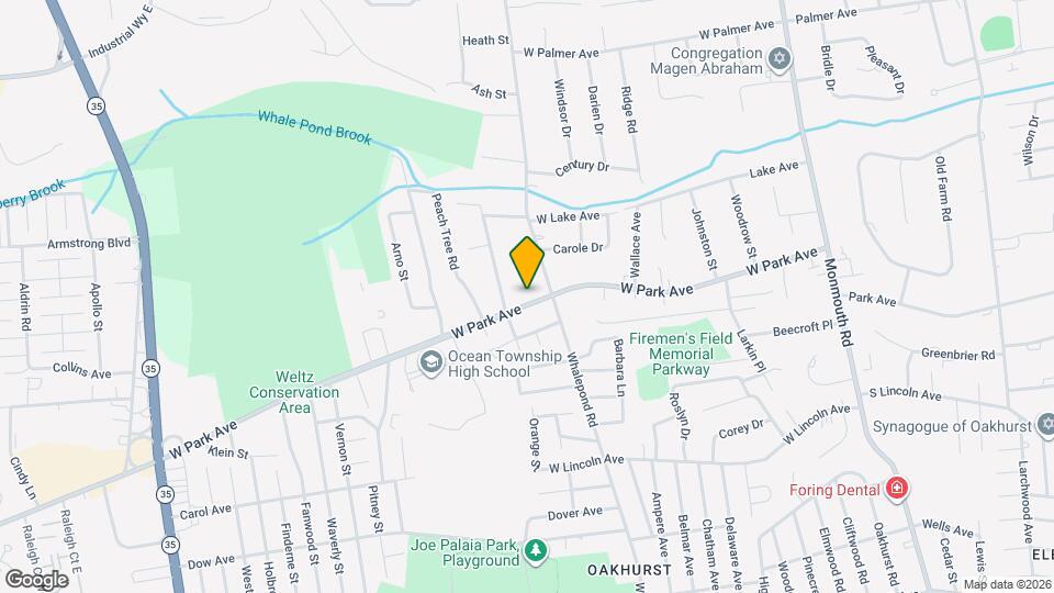 499 W Park Ave Map and Location Details