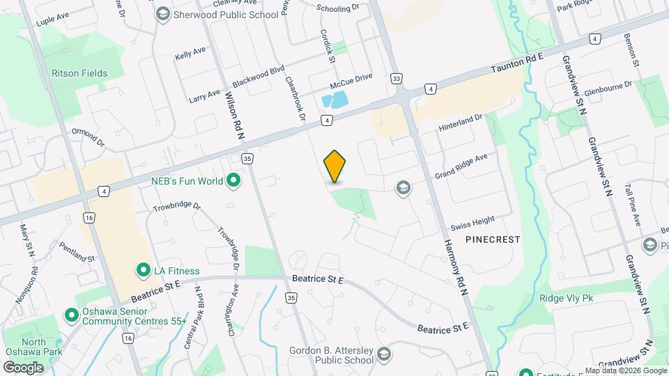 664 Grand Ridge Ave Map and Location Details