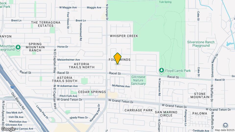 8216 Romantic Sunset St Map and Location Details