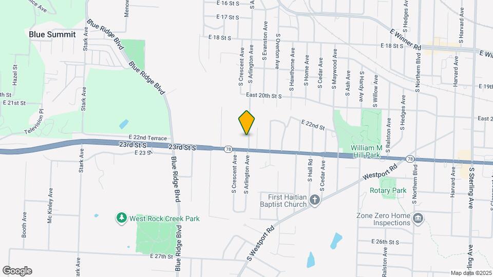 2222 S Arlington Ave Map and Location Details