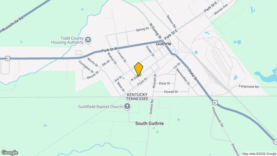 453 N 2nd St Map and Location Details