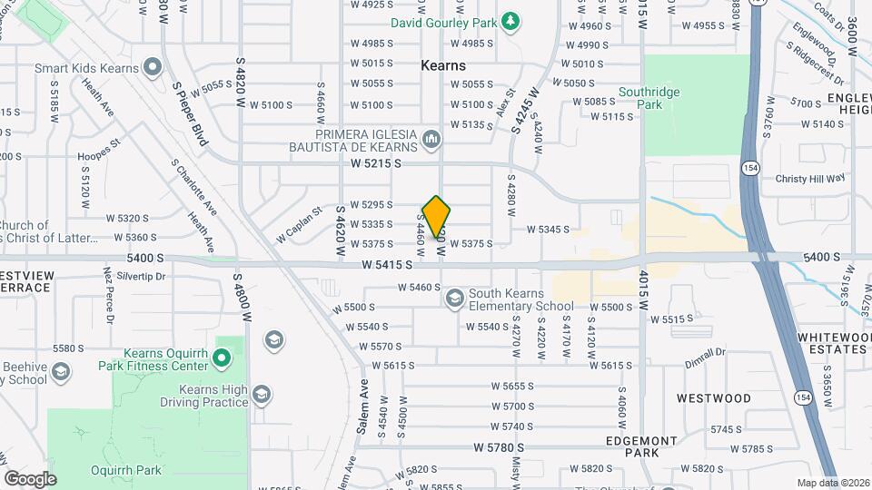 5380 S 4420 W, Unit 1 Map and Location Details
