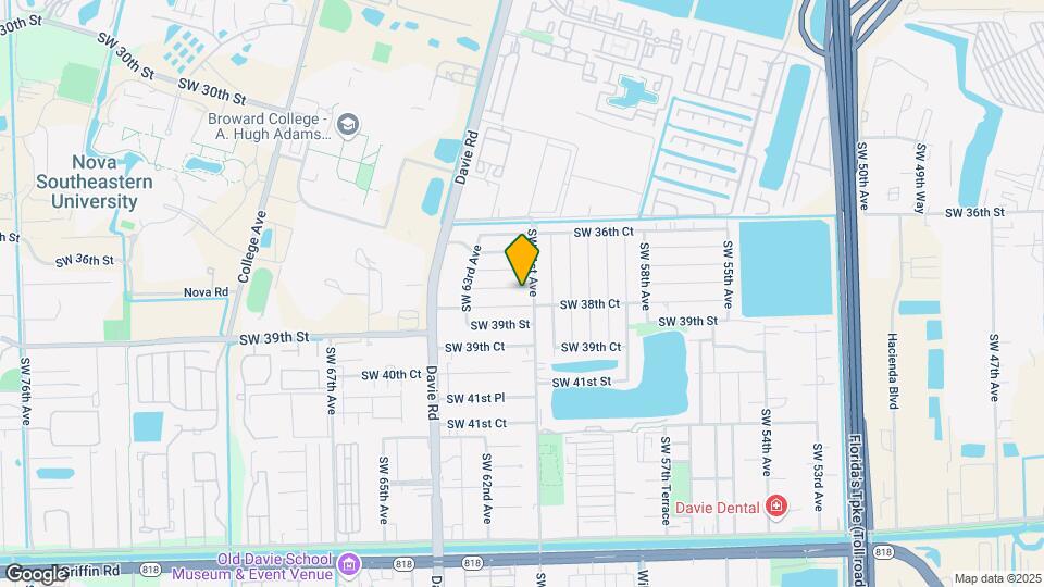 6110 SW 38th St Map and Location Details