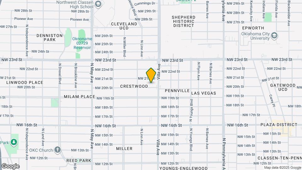 2519 NW 20th St Map and Location Details