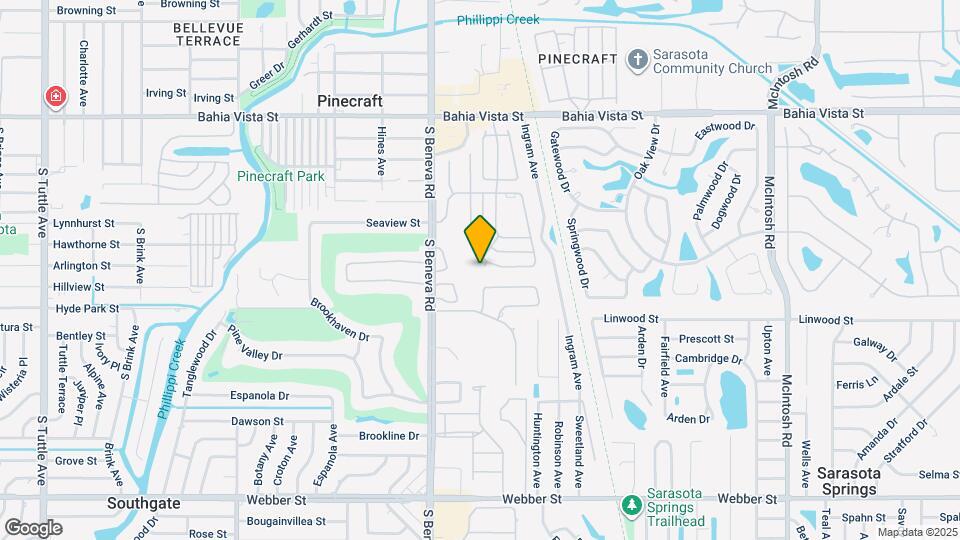 1624 Whitehead Dr Map and Location Details