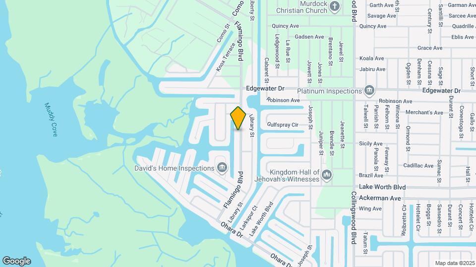 4129 Flamingo Blvd Map and Location Details